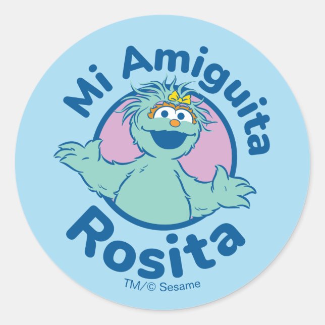 Adesivo Rua Sésamo | Mi Amiguita Rosita (Frente)