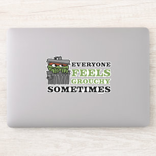 Adesivo Rua Sésamo   Oscar o Grouch se sente lacrado