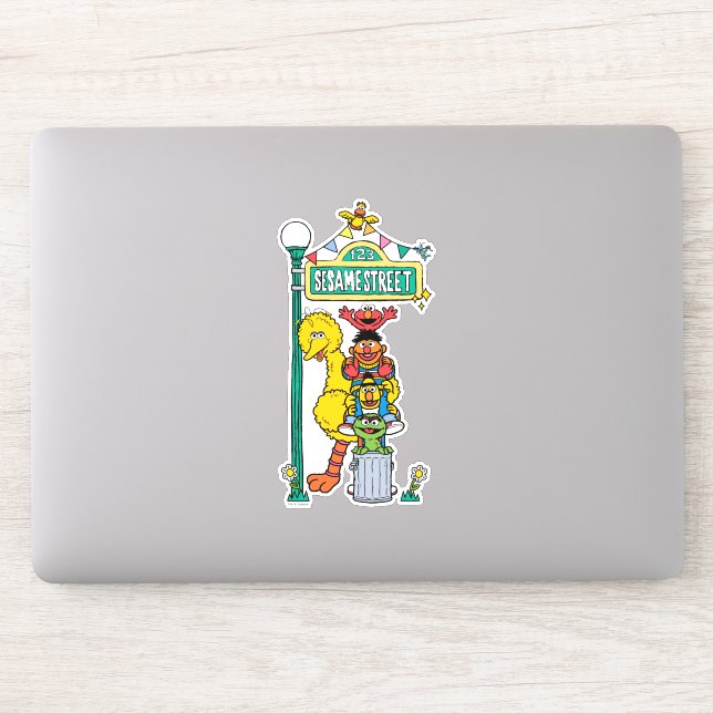 Adesivo Rua Sésamo | Sob o Sésamo Street Sign (Computador)