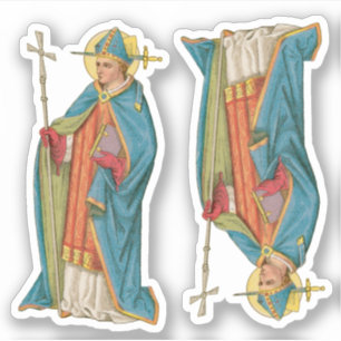 Adesivo Rua. Thomas Becket com Espada em Miter (P 005)