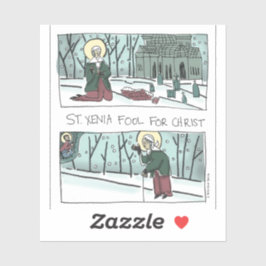 Adesivo Rua: Xenia, tolo para Cristo, Sticker