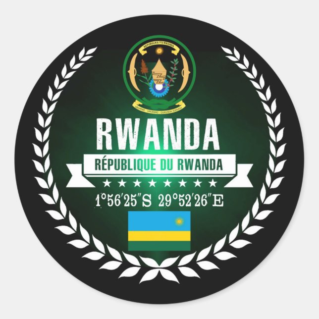 Adesivo Ruanda (Frente)