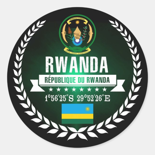 Adesivo Ruanda (Frente)