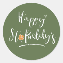 Adesivo Ruas felizes, ID336 do Paddy's Orange Shamrock