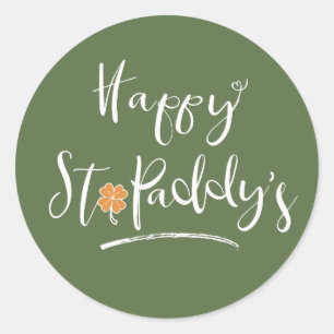 Adesivo Ruas felizes, ID336 do Paddy's Orange Shamrock