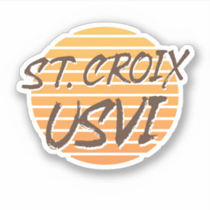 Adesivo Ruas. Ilhas Virgens Croix
