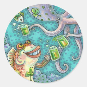 Adesivo Ruas, PEIXES DE PADDY E DE TOPUS CHEERS PARA CERVE