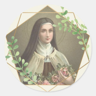 Adesivo Ruas Religiosas... Carmelita Nun Vintage