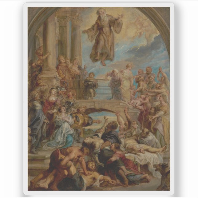 Adesivo Rubens - Os milagres do Santo Francisco de Paola (Frente)