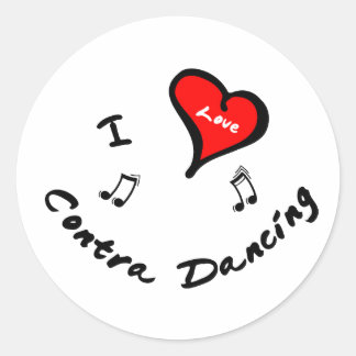 Adesivo Rubricas de dança Contra - I Coração Contra Dança