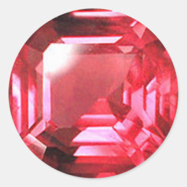 Adesivo Ruby Gemstone Pink