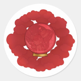 Adesivo Ruby Red Cracking Crystal Ball