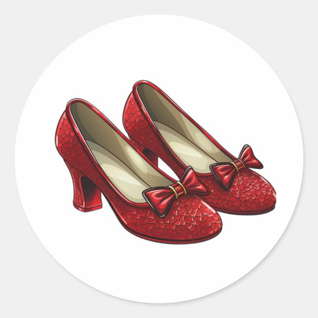 Adesivo Ruby Slippers de Oz (Frente)