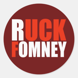 Adesivo RUCK o branco de FOMNEY