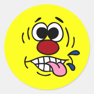 Adesivo Rude Face Grumpey