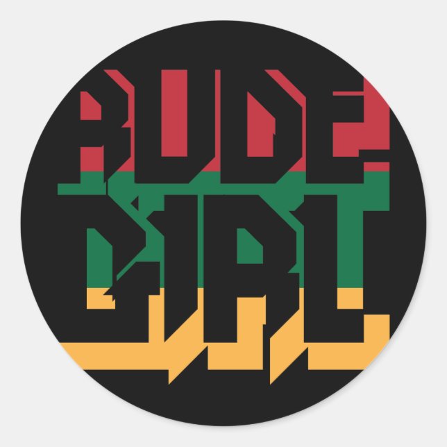 Adesivo Rude Girl (Frente)