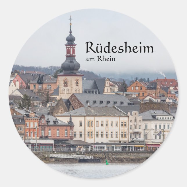 Adesivo Rüdesheim am Rhein - Alemanha (Frente)