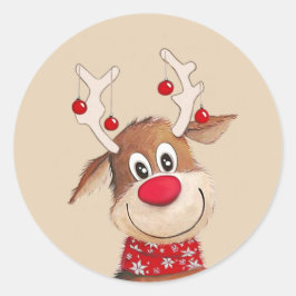 Adesivo Rudolph the Reindeer Christmas Art