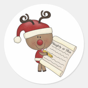 Adesivo Rudy Reindeer Naughn ou Nic