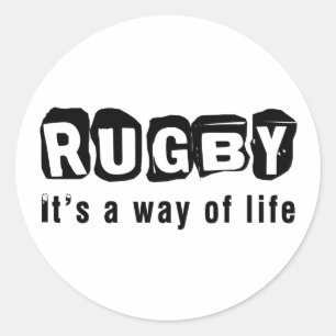 Adesivo Rugby é um modo de vida