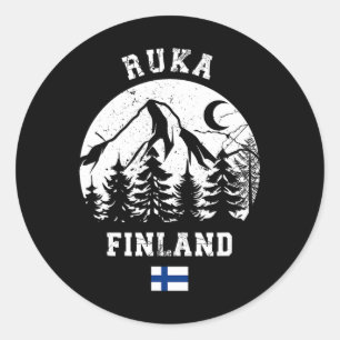 Adesivo Ruka Kuusamo Finlândia Estação de Esqui Rukatuntur