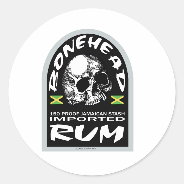 Adesivo Rum Bonehead (Frente)