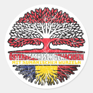 Adesivo Rumänien Rumänisch Österreichisch Österreich Baum