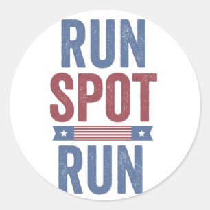 Adesivo Run Spot Run Presidente Eleição 2024
