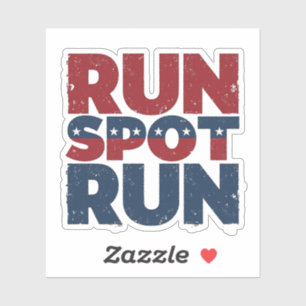 Adesivo Run Spot Run Trump 2024 eleição Trump Vance