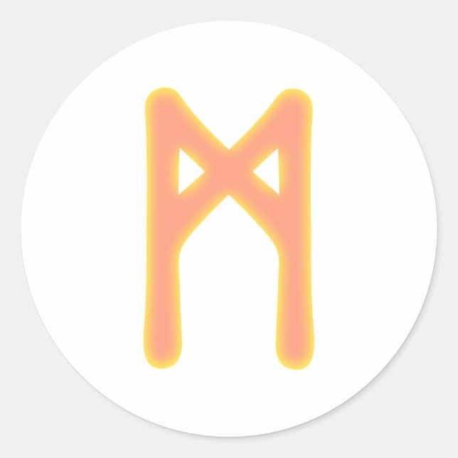 Adesivo Runa Mannaz (Frente)