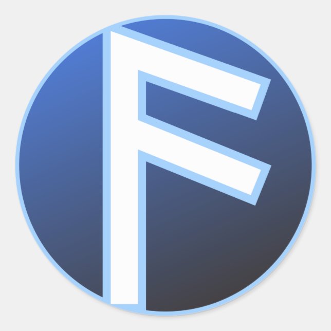 Adesivo Rune de Ansuz Aesir (Frente)