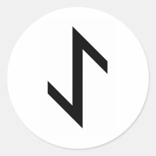 ADESIVO RUNE DE EIHWAZ