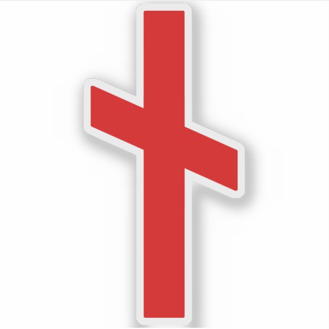 Adesivo Rune Nauthiz (vermelho) (Frente)