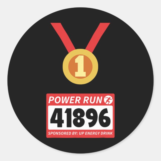 Adesivo Runner Half Marathon Halloween Figurume 1 (Frente)