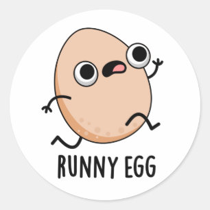 Adesivo Runny Egg Funny Comida Pun