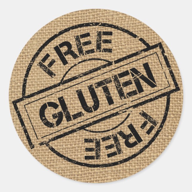 Adesivo Russ Burlap Gluten Free Stickers (Frente)