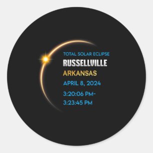 Adesivo Russellville Arkansas Total Solar Eclipse 2024