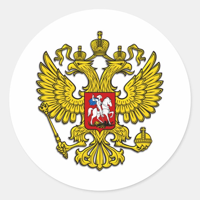 Adesivo Rússia Crest (Frente)