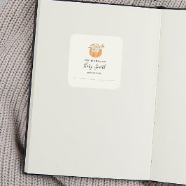 Adesivo Russo de Chá de fraldas de outono