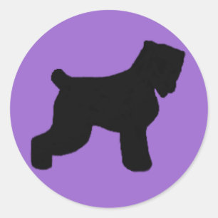 Adesivo Russo preto Terrier