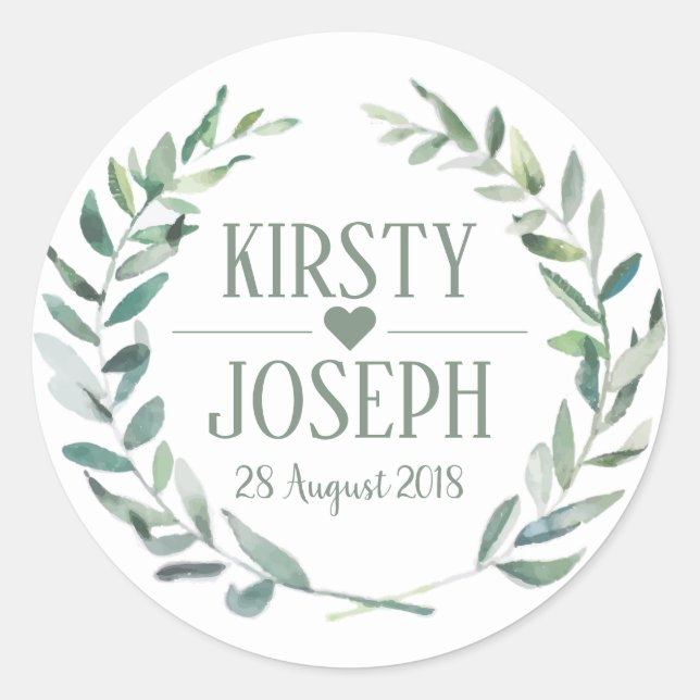 Adesivo Rustic Boho Feather Floral Wreath Wreath Sticker (Frente)