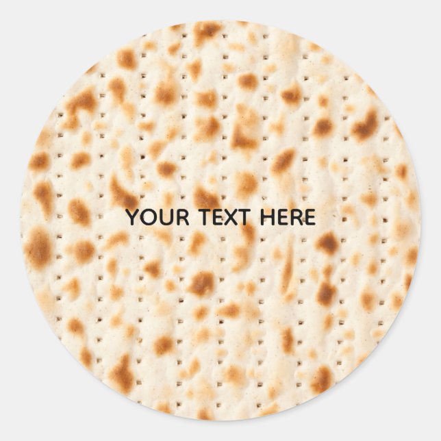 Adesivo Rustic Brown Realistic Matzah Texture Graphic (Frente)