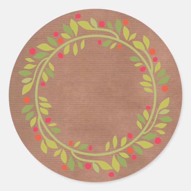 Adesivo Rustic Canning |Emperramento doméstico ou picles (Frente)