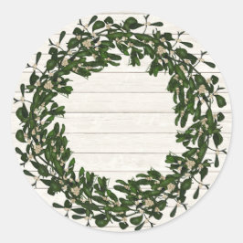 Adesivo Rustic Christmas Wreath Sticker