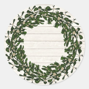 Adesivo Rustic Christmas Wreath Sticker