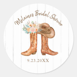 Adesivo Rustic Country Boots em Vinhetas De Casamento