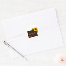 Adesivo Rustic Country Sunflower - Casamento Floral
