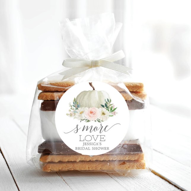 Adesivo Rustic Fall Floral Pumpkin S'More Love FavClass (Criador carregado)