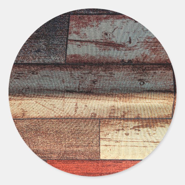 Adesivo Rustic Faux Wood Panel Texture (Frente)