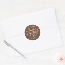 Adesivo Rustic Felly Ever Após Casamento Personalizado